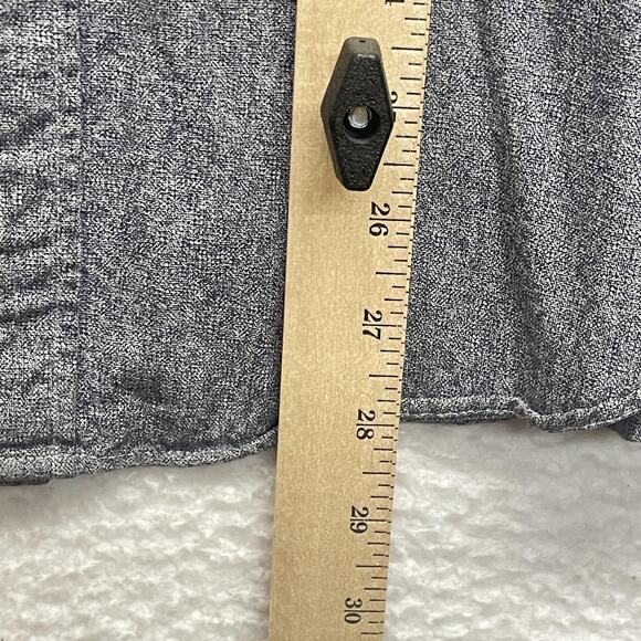J Crew Jaspe Shirt Mens Large Gray Slim Fit Long Sleeve Button Front Pocket - Picture 10 of 11